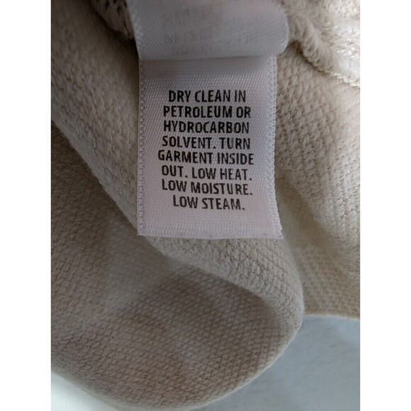 St John Sweater Women Small Cream Pink Stripe Wool Knit - Picture 6 of 6